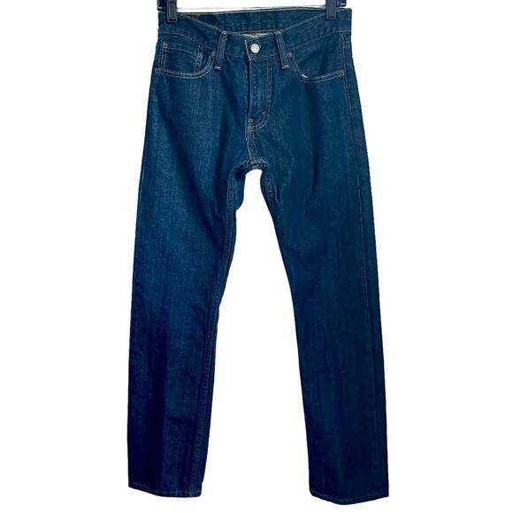 Men’s Levi’s 514 Dark Wash Straight Leg Denim Jeans size 29x30. - Picture 1 of 9